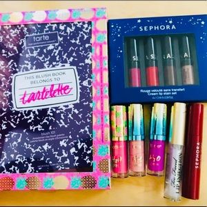 Brand new Sephora, Tarte, Too Faced Lip-Make up.